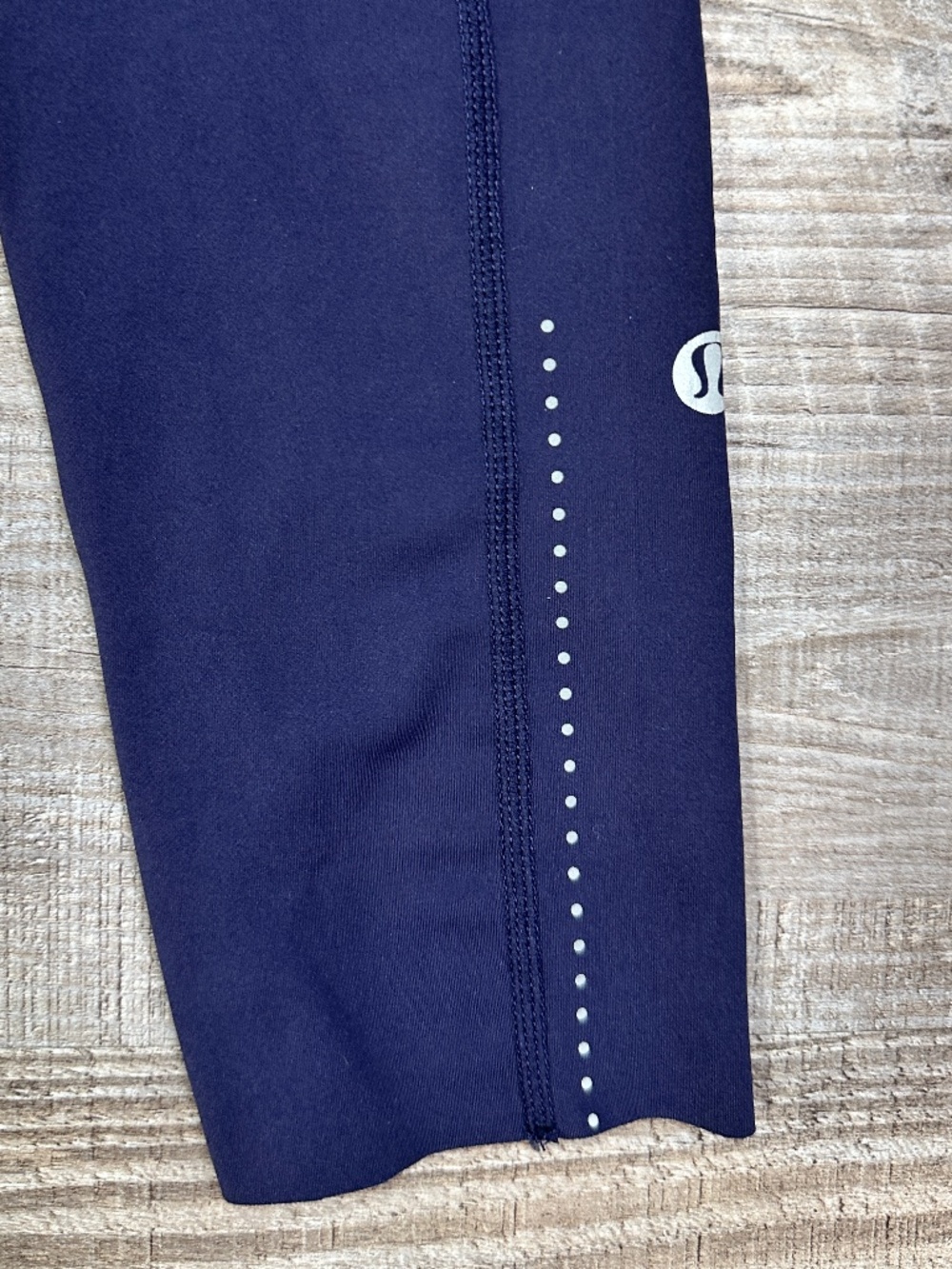 Lululemon Fast & Free 7/8 Tight II Nulux 24" Carbon Blue Running Women’s Sz 4 - Picture 4 of 13